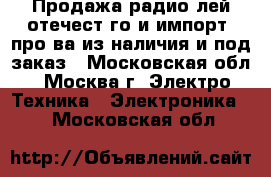 Продажа радио-лей отечест-го и импорт. про-ва из наличия и под заказ - Московская обл., Москва г. Электро-Техника » Электроника   . Московская обл.